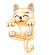 Wholesale Metal Electroplated Totem Cross Kitten Four Leaf Clover Beaded Bracelet And Necklace Accessories