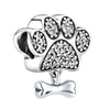 Wholesale Metal Electroplated Totem Cross Kitten Four Leaf Clover Beaded Bracelet And Necklace Accessories