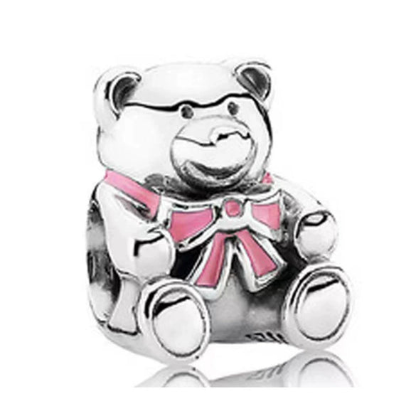Wholesale Metal Electroplated Totem Pink Dripping Heart Popcorn Beaded Bracelet And Necklace Accessories