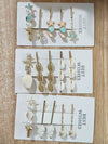 Wholesale Metal Female Hairpin Duckbill Clip Side Clip With Conch Starfish Shell Design Electroplated Hair Accessories