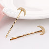 Wholesale Metal Frosted Star Moon Peach Heart Electroplated Women's Side Clip Bangs Clip