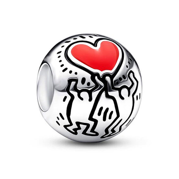 Wholesale Metal Fruit Pendant Beads With Totem Pattern For Diy Jewelry Accessories Electroplated