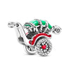 Wholesale Metal Fruit Pendant Beads With Totem Pattern For Diy Jewelry Accessories Electroplated