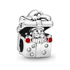 Wholesale Metal Fruit Pendant Beads With Totem Pattern For Diy Jewelry Accessories Electroplated