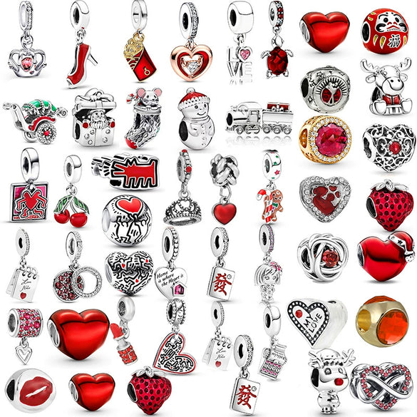 Wholesale Metal Fruit Pendant Beads With Totem Pattern For Diy Jewelry Accessories Electroplated