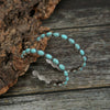 Wholesale Metal Geometric Cshaped Turquoise Earrings With Electroplating