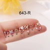 Wholesale Metal Geometric Electroplating Cartilage Ear Nail For Women