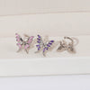 Wholesale Metal Geometric Electroplating Ear Clip Earrings Set For Women