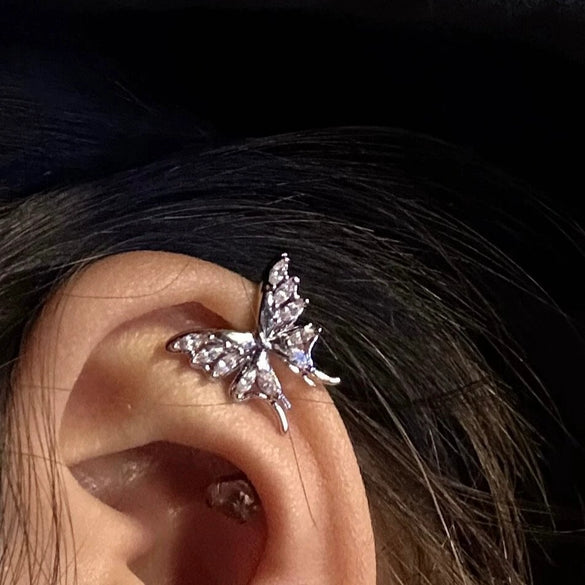 Wholesale Metal Geometric Electroplating Ear Clip Earrings Set For Women