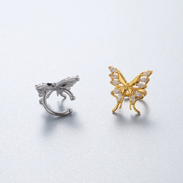 Wholesale Metal Geometric Electroplating Ear Clip Earrings Set For Women
