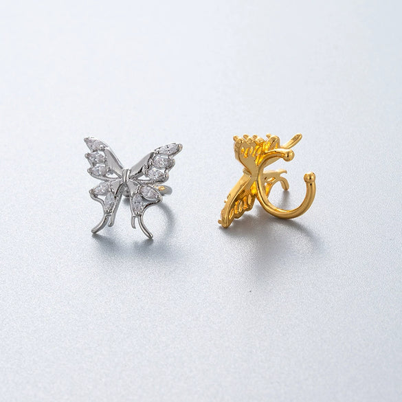 Wholesale Metal Geometric Electroplating Ear Clip Earrings Set For Women