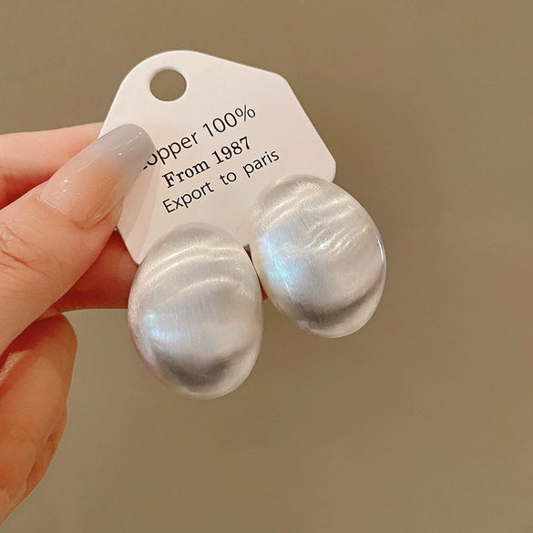 Wholesale Metal Geometric Exaggerated Retro Electroplated Earrings For Women