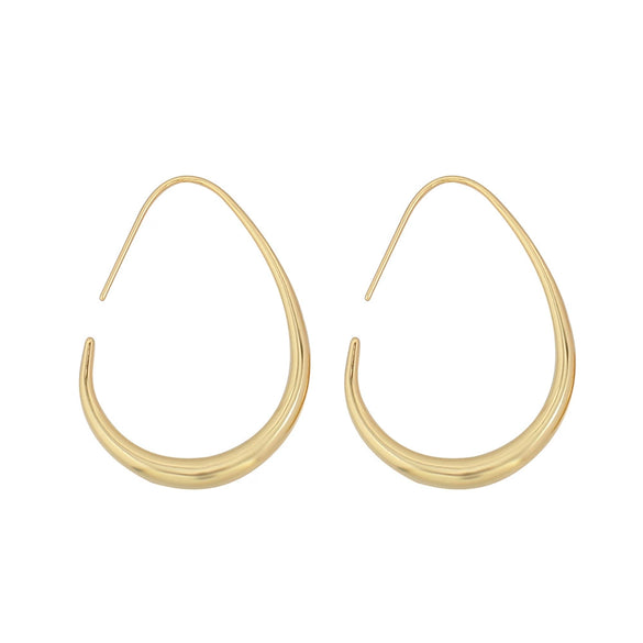 Wholesale Metal Geometric Exaggerated Retro Light Luxury Electroplated Women's Earrings