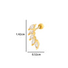 Wholesale Metal Geometric Flower Pendant Earrings With Electroplating For Women