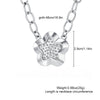 Wholesale Metal Geometric Flower Retro Necklace Pendant With Cross Chain For Women Electroplated