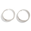Wholesale Metal Geometric Hollow Electroplated Women's Fashion Big Circle Earrings