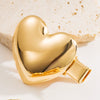 Wholesale Metal Geometric Love Flower Hairpin Duckbill Clip For Women