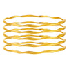 Wholesale Metal Geometric Open Stacked Bracelets Electroplated Unisex Retro Style
