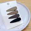Wholesale Metal Geometric Painting Women's Candy Color Duckbill Hair Clip