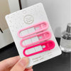 Wholesale Metal Geometric Painting Women's Candy Color Duckbill Hair Clip