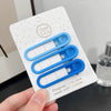 Wholesale Metal Geometric Painting Women's Candy Color Duckbill Hair Clip