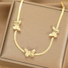 Wholesale Metal Geometric Pendant Necklace For Women With Stainless Steel Pendant And Electroplating Treatment