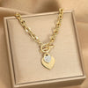 Wholesale Metal Geometric Pendant Necklace For Women With Stainless Steel Pendant And Electroplating Treatment