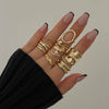 Wholesale Metal Geometric Pleated Open Ring For Women With Electroplating Treatment