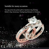 Wholesale Metal Geometric Ring Set With Electroplating For Women