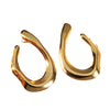 Wholesale Metal Geometric Ushaped Stainless Steel Polished Earrings For Women