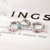 Wholesale Metal Geometric Zirconia Earrings For Women
