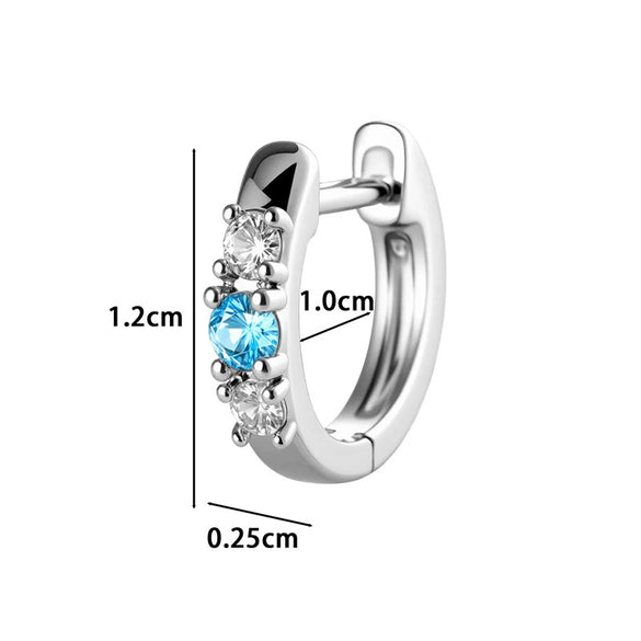 Wholesale Metal Geometric Zirconia Earrings For Women