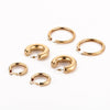 Wholesale Metal Gold Plated Alloy Earrings Set With Geometric Styling For Women
