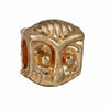 Wholesale Metal Gold Plated Hollow Heartshaped Diamond Beads With Totem Pattern String Decoration For Women