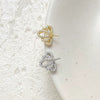 Wholesale Metal Goldplated Crown Pendant Diy Accessory Materials With Colorpreserving Zircon And Electroplating Process
