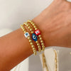 Wholesale Metal Goldplated Geometric Handwoven Beaded Bracelet For Women