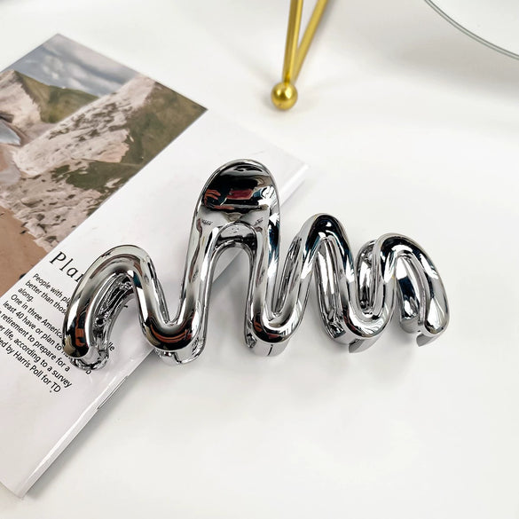 Wholesale Metal Hairclip Handpainted Handmade Geometric Style Women's Hair Accessories