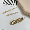 Wholesale Metal Hairpin Geometric Smiley Face Electroplated For Girls