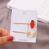 Wholesale Metal Hairpin With Cartoon Animals Design And Oil Plating For Women
