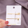 Wholesale Metal Hairpin With Cartoon Style And Animal Shape Electroplating Manual Process Pearl And Butterfly Design For Women