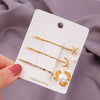 Wholesale Metal Hairpin With Cartoon Style And Animal Shape Electroplating Manual Process Pearl And Butterfly Design For Women