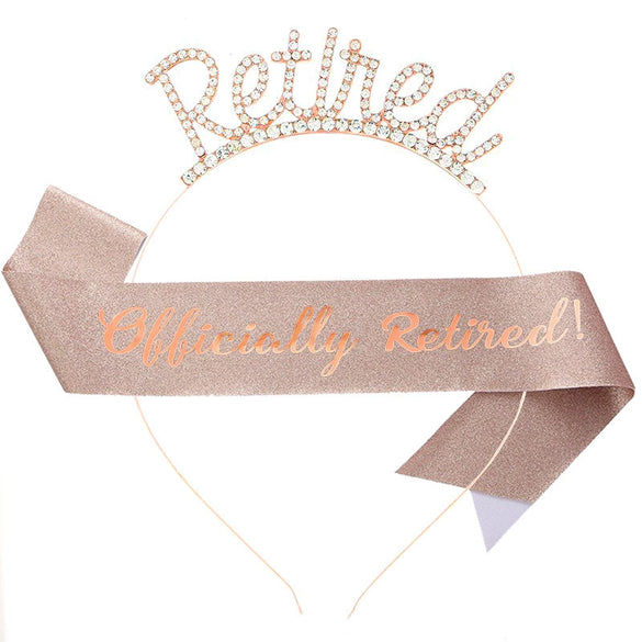 Wholesale Metal Headband Shoulder Strap Set Electroplated Unisex Simple Style Hair Accessories With Letters Numbers Text