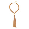 Wholesale Metal Heart Shape Punk Style Pendant Collar Necklace For Ladies With Electroplating