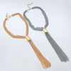 Wholesale Metal Heart Shape Punk Style Pendant Collar Necklace For Ladies With Electroplating