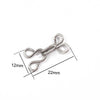 Wholesale Metal Hidden Hook Buttons Handmade Diy Clothing Accessories Jewelry Material