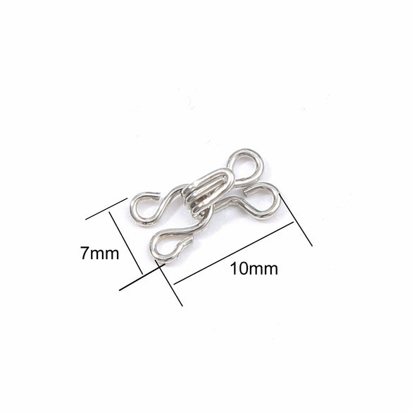 Wholesale Metal Hidden Hook Buttons Handmade Diy Clothing Accessories Jewelry Material