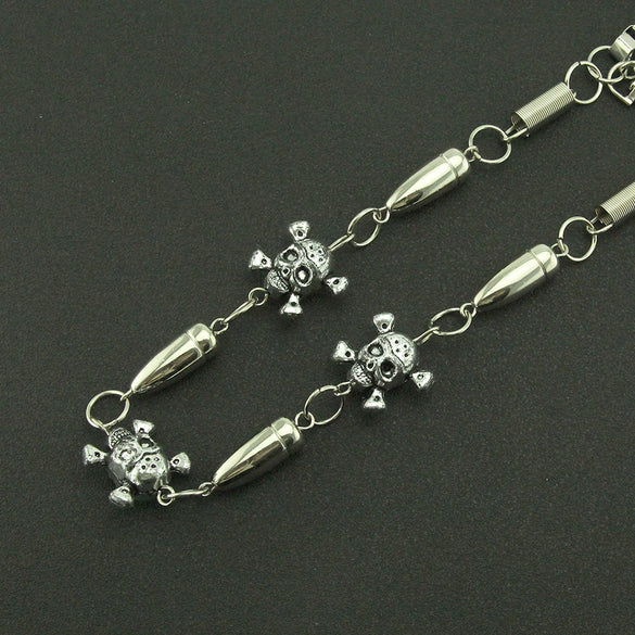 Wholesale Metal Hiphop Style Multilayer Skull Pants Chain