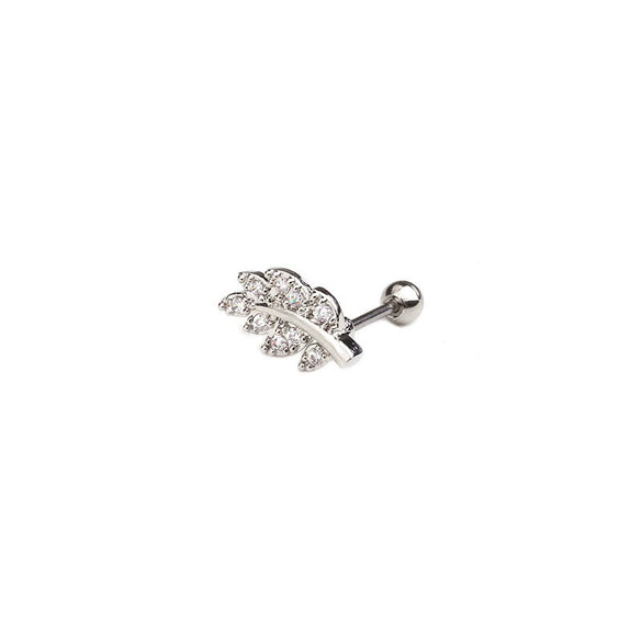Wholesale Metal Hippocampus Earrings Inlaid With Zircon Fashion Women's Jewelry