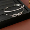 Wholesale Metal Irregular Geometric Opening Bracelet Electroplated Jewelry For Women