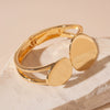 Wholesale Metal Irregular Geometric Opening Bracelet Electroplated Jewelry For Women